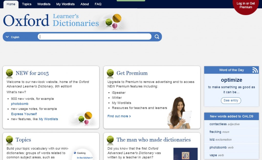 Oxford Dictionary Online