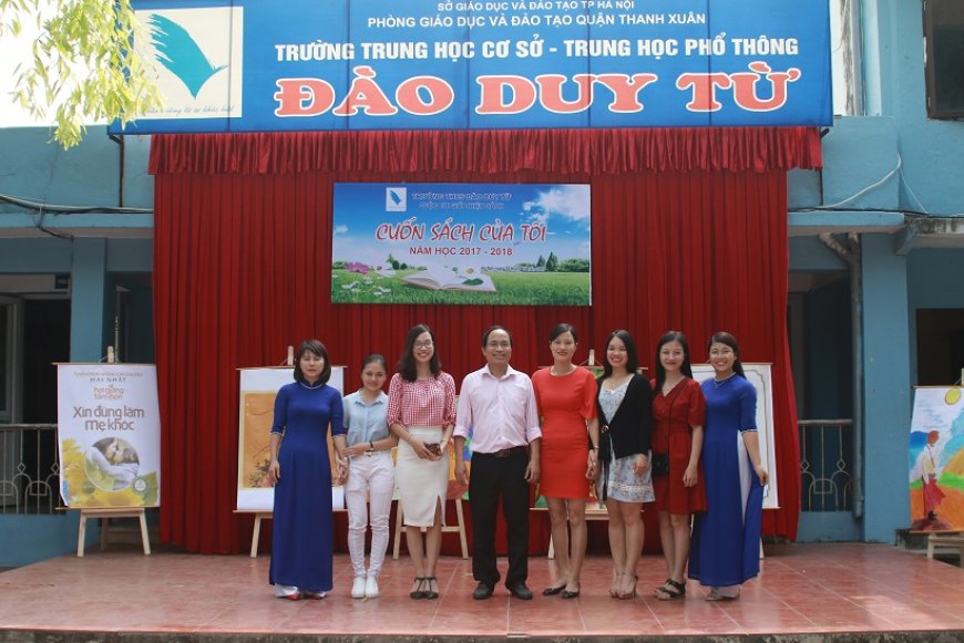 CUỘC THI GIỚI THIỆU SÁCH “CUỐN SÁCH CỦA TÔI” NĂM HỌC 2017 – 2018 – Trường THCS Đào Duy Từ Hà Nội