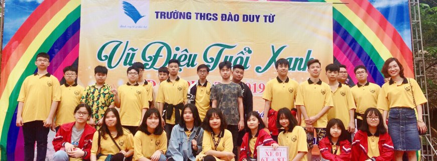 CUỘC THI VŨ ĐIỆU TUỔI XANH TẠI THÁI HẢI  – THÁI NGUYÊN – Trường THCS Đào Duy Từ Hà Nội