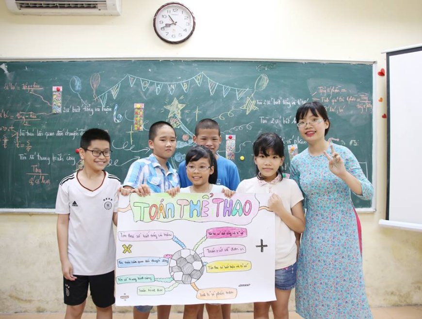 Trại hè 2018: HỌC TOÁN BẮNG SƠ ĐỒ TƯ DUY - Trường THCS Đào Duy Từ Hà Nội