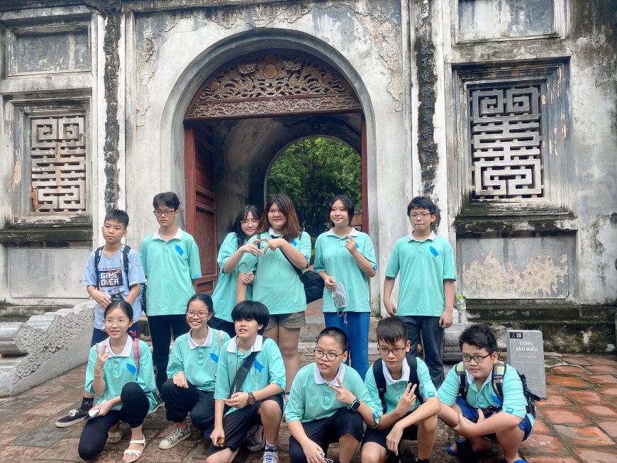 Tin lớp Quốc tế: FIRST FIELD TRIP - Trường THCS Đào Duy Từ Hà Nội